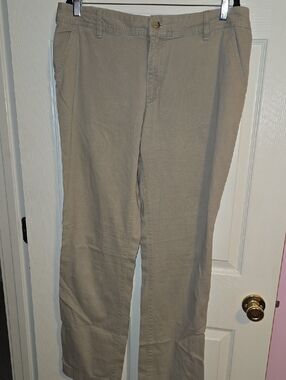Eddie Bauer Straight-Leg Chino Pants in Light Tan